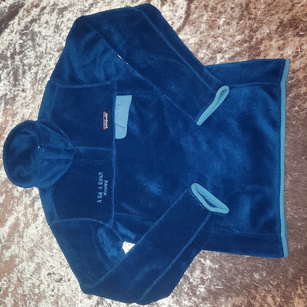NWOT Patagonia Women's Synchilla Snap-T Bright Blue Fleece Pullover